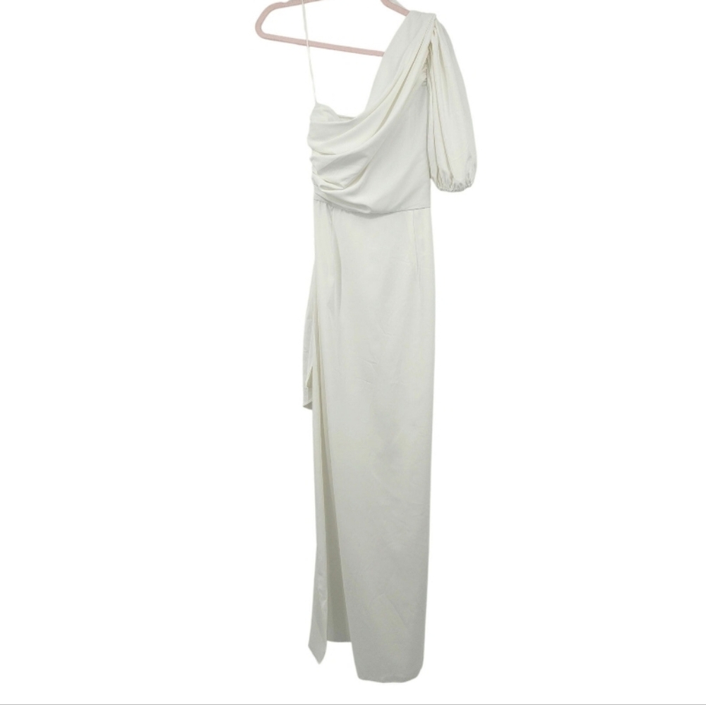 Amanda Uprichard Bexley Maxi Dress One Shoulder Long Evening‎ Gown Sz M - Picture 10 of 14